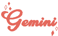 Gemini Animated Text Sticker - Gemini Animated Text Text Stickers