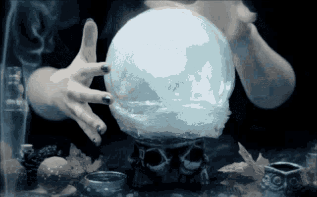 Witch Magic GIF - Witch Magic Crystal Ball - Discover & Share GIFs