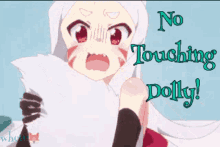 No Touchy Scared GIF - No Touchy Scared Anime GIFs