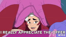 I Really Appreciate The Offer Scorpia GIF - I Really Appreciate The Offer Scorpia Shera And The Princesses Of Power GIFs