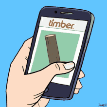 Timber GIF - Tinder Swipe Cellphone GIFs