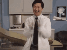 Happy Scientist GIF - Happy Scientist Clapping GIFs