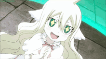 fairy tail anime mavis mavis vermillion sparkling eyes