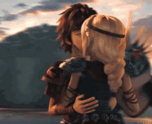 kiss hiccup astrid