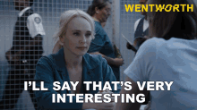 thats very interesting marie winter wentworth s8e10 interesting