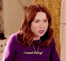 I Need Dong GIF - Unbreakable Kimmy Schmidt Ellie Kemper I Need Dong GIFs