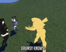 Drumsy Knows Pikachu GIF - Drumsy Knows Pikachu He Knows GIFs