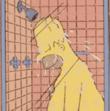 Shower Homer Simpson GIF - Shower Homer Simpson The Simpsons GIFs