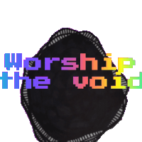 Worship Void Sticker - Worship Void Scyro Stickers