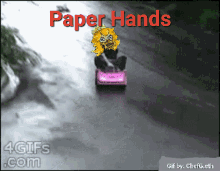 Ether Royale Paper Hand GIF - Ether Royale Ether Royale GIFs