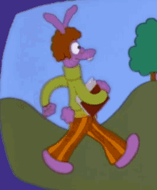 Simpsons Bunny GIF - Simpsons Bunny Walk GIFs