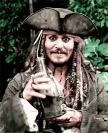 jack sparrow drink johnny depp pirates of the carribean