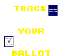 Track Your Ballot Vote In Person Sticker - Track Your Ballot Vote In Person Georgia Voter Stickers