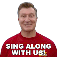 Sing Along With Us Simon Wiggle Sticker - Sing Along With Us Simon Wiggle The Wiggles Stickers