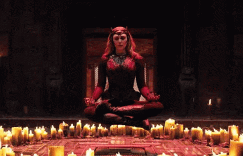 Wanda Maximoff Scarlet Witch GIF - Wanda Maximoff Scarlet Witch Levitating GIFs