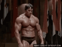 Arnold Schwartzenegger Bodybuilding GIF - Arnold Schwartzenegger Bodybuilding Flex GIFs