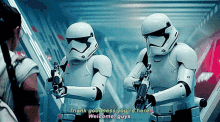 Star Wars Stormtroopers GIF - Star Wars Stormtroopers Thank Goodness Youre Here GIFs