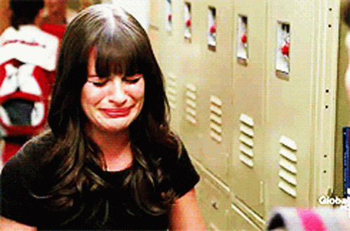 Glee Rachel Berry GIF - Glee Rachel Berry Crying GIFs