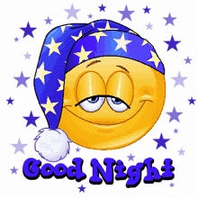 good night tired smiley smile grin