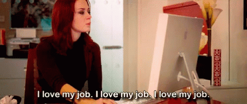 Say It Till You Believe It GIF - Devil Wears Prada Mantra I Love My Job - Discover &amp; Share GIFs