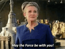 Princess Leia Carrie Fisher GIF - Princess Leia Carrie Fisher May The Force Be With You GIFs