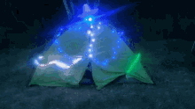 Tent Competition Green GIF - Tent Competition Green Bright Lights GIFs