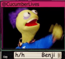 Cucumber Lives Benji GIF - Cucumber Lives Benji Degrees Of Madness GIFs