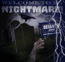 welcome to my nightmare desantis2024 desantis make america floridead