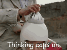 Thinking Thinking Cap GIF - Thinking Think Thinking Cap GIFs