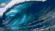 Blue Wave Wave GIF - Blue Wave Wave Ocean GIFs