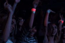 hands in the air dancing girls having fun music event edm hands in the air dancing girls having fun music event edm