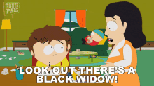 Look Out Theres A Black Widow GIF - Look Out Theres A Black Widow Jimmy GIFs