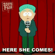 Here She Comes Mayor Mcdaniels GIF - Here She Comes Mayor Mcdaniels South Park GIFs