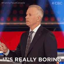 Its Really Boring Gerry Dee GIF - Its Really Boring Gerry Dee Family Feud Canada GIFs