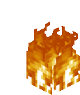 Fire Minecrat Sticker - Fire Minecrat Pixels Stickers