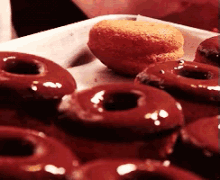 Chocolate Glazed Donuts GIF - Donut Chocolate Glazed GIFs