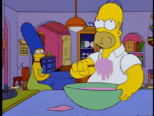 Yum GIF - Homer Simpson Dessert Eating GIFs