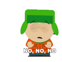 No No No Kyle Sticker - No No No Kyle South Park Stickers
