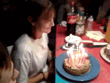 Birthday Cake Happy Birthday GIF - Birthday Cake Happy Birthday Blow The Candle GIFs