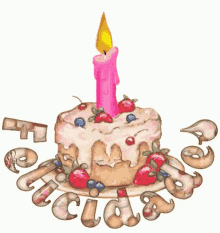 Happy Birthday To Tou Birthday Cake GIF - Happy Birthday To Tou Birthday Cake Felicidades GIFs
