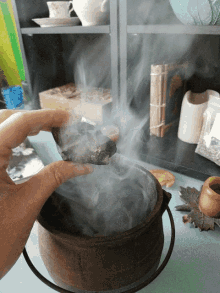 Smoke Cauldron GIF - Smoke Cauldron Crystals GIFs