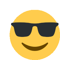 Sunglasses Smiley Sticker - Sunglasses Smiley Emoji Stickers