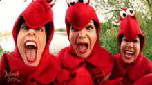 Laughing Lobsters Mohawk Girls GIF - Laughing Lobsters Mohawk Girls Crazy Lobsters GIFs