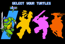 Character Select Player Select GIF - Character Select Player Select Turtles GIFs