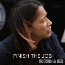 finish the job sarah truong hudson and rex just get it done finish your work