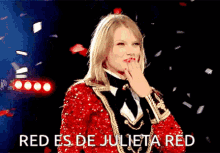 Red Taylor Swift GIF - Red Taylor Swift Red De Juli GIFs