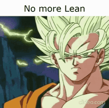 No More Lean Lean GIF - No More Lean Lean Goku GIFs