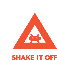 Shake It Off Abarca Sticker - Shake It Off Abarca Triangle Stickers