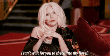Can'T Wait For You To Check Into My Hotel GIF - Hotel Checkin Ladygaga GIFs