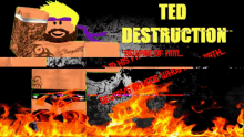 Wrestling Ted Destruction GIF - Wrestling Ted Destruction Destroying Whos In The Path GIFs